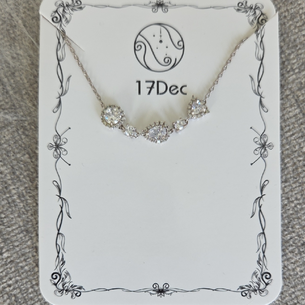 Silver Bracelet with Crystal Accents